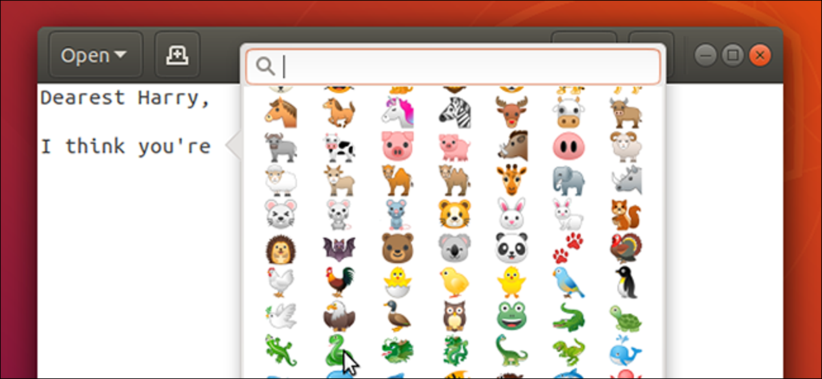emoji picker ubuntu