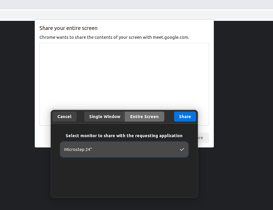 test share screen
